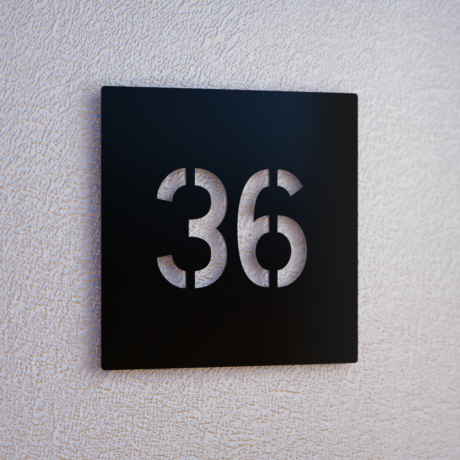 Plaque Num ro De Maison Noire Personnalis e LMDN Plaque Num ro De Maison Noire Personnalis e LMDN